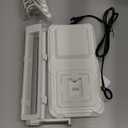 KDD RGB Headphone & Controller Stand with Wireless Charging - Rotatable Headset Stand with 9 Light Modes - Controller Holder with 2 USB and Type C Ports - for Gamers Desktop Accessories(White)