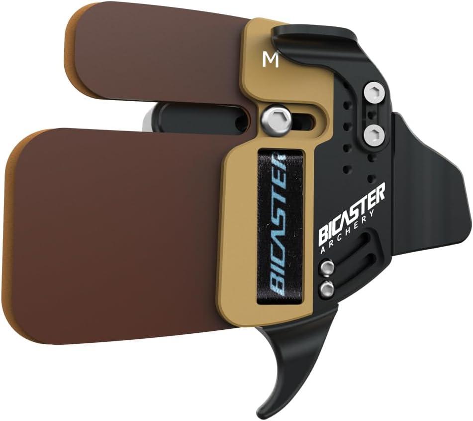 BICASTER Archery Log Recurve Finger Tab Cordovan (Medium, Right)