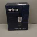 ocioc Quiet Ceiling Fan with LED Light DC motor 32 inch Large Air Volume Remote Control Walnut for Kitchen Bedroom Dining room Patio