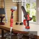 DeForce 2-in-1 Cordless Electric Pole Saw, for Milwaukee M18 18V Battery, Brushless 8.1" Mini Chainsaw for Tree Trimming, Battery Powered Pole Saw, 16 ft Max Reach, with Extension Pole (Bare Tool Only)
