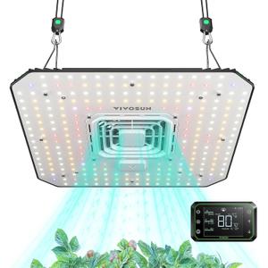 VIVOSUN AeroLight A150, Tunable Spectrum, LED Grow Light 150W with Integrated Circulation Fan & Growhub Controller E42A, Compatible with App & E25, 4 x 2 Ft. Coverage