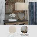 Signature Design by Ashley Mahala Traditional 28" Braided Metal Round Single Table Lamp, 3-Way Switch, UL Listed, Rectangular Shade, Antique Gold Finish