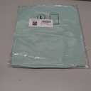 AlvaQ Womens Plus Size Tops Tie Front Long Lantern Sleeve V Neck Floral Applique Blouse Shirt L-4XL (Green, L)