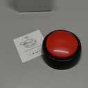 Recordable Talking Button 30 Seconds Record Button Easy Button Answer Buzzers Custom Sound Button for Communication Study Office Home Game Gift(Batteries Included)