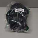 Chunky Yarn for Hand Knitting- Velvet Chenille Tube Yarns- Jumbo Yarns for Blankets, Pet Beds, Machine Washable (0.66 Lb/18.59 Yd), Easy No-Tool Arm Knitting & Crochet Project Yarn (Black)