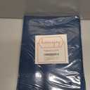 Rectangle Table Cloth Linen Farmhouse Stainproof Waterproof Washable Polyester Oblong Rectangular Fabric Table Cover for Kitchen Dining Dinner (Navy Blue01, 84" x 60" (Rectangular))