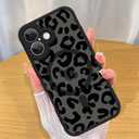 PMXLFLO Made for iPhone 16 Case with Magnetic [Compatible with MagSafe] Leopard Print Pattern Matte Design Lens Cover & Shockproof Protection Men and Women Case for iPhone 16