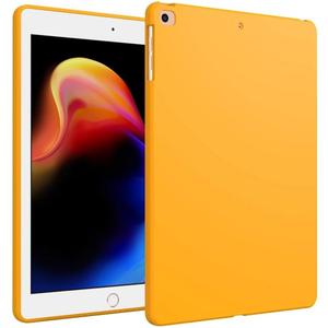 Case for 9.7 inch iPad 5th / iPad 6th (2017/2018) and iPad Air 1/2 (Old Model), Thin and Lightweight, Soft, Shockproof Slim Tablet Back Cover, Orange-Yellow
