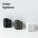 Portable Hand Fan with 3 Adjustable Speeds, USB Rechargeable Mini Fan, Quiet Desk Fan Ideal for Travel, Office, and Outdoor Use - Portable Waist Clip Fan Included (Black)