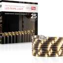 UltraPro LED Rope Lights, 25ft Premium Smoke Black Rope, Warm White Light 3000K, Indoor/Outdoor, Discreet, Elegant, Flexible, Linkable, Durable, Rope Lights Outdoor, 64621