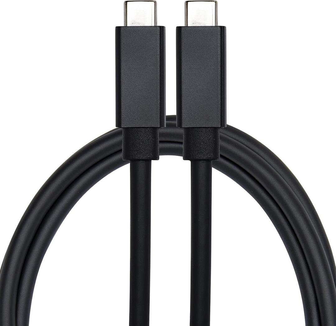Koah Short USB C to USB C Cable 2.5 Ft - USB Type C Charger Fast Charging Up to 100W - 40 Gbps Data Transfer Rate - USB-C Charger Cord Compatible with Apple, Samsung, and Others - USBC to USBC Charger