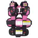 RideSafer - Extra Small (XS) Pink, Lightweight, Compact, Portable Car Seat, 2+ Years; 26.540 lb - Perfect for Travel and Everyday Child Safety