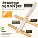 FlexBuddy Stretching Tool  2-in-1 Flexibility & Back Trainer | Daily Mobility & Pain Relief | Compact Stretch Aid for Home, Office & Gym