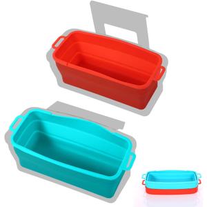 SAVITA 2 Pack Silicone Drip Pans for Blackstone Grease Cup Liners, Grease Catcher Liner, Reusable Silicone Drip Pan for 36 Inch 30 Inch 28 Inch 22 Inch 17 Inch Blackstone Griddle Accessories