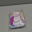 Ideal Swan 6 Set Unicorn Hair Extensions Clip - Colorful Curly Hair Extensions for Girls, Cute Unicorn Accessories Hair Clips for Kids Ponytails, Rainbow Thick Wig Clip in Fake Bangs (Curly Hair)