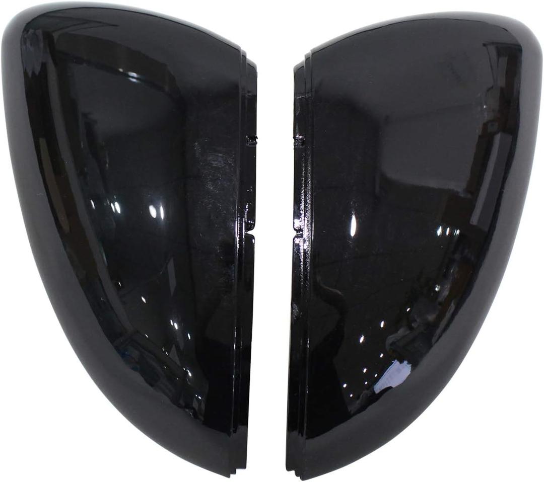 NewYall Pack of 2 Front Driver and Passenger Side Rear View Mirror Cover for VW e-Golf/Golf R/Golf SportWagen 2015-2019, Golf/GTI 2015-2021, Golf Alltrack 2017-2019