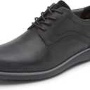 Rockport Men's Garett Plain Toe Oxford (8.5, Black)