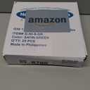 Novelty Lights Incandescent G50 Globe Replacement Bulbs - Outdoor Individual Bulbs for Events, Holiday Parties, Patios, and More - E17/C9 Intermediate Base, 7 Watt Lights (Green, 25 Pack)