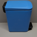 Cesun Small Bathroom Trash Can with Lid Soft Close, Step Pedal, 6 Liter / 1.6 Gallon Stainless Steel Garbage Can with Removable Inner Bucket, Anti-Fingerprint Finish (Blue)