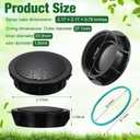 10 Pack Sprinkler Head Caps Compatible with Rain Bird 1800XC 1800 Series Spray Bodies, UV-Resistant ABS Replacement with O-Ring for Lawn Garden Sprinkler System Maintenance