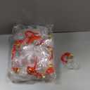 Patelai 24 Pcs Christmas Booze Balls Ornaments Christmas Fillable Drink Balls Booze Tree Ornaments Clear Plastic Shot Glasses Bulk Hanging Bottle Bulbs for Xmas Party(Ball, Tree, Star, Heart)