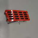 Red Gas Pedal Extender Cover Anti-Slip Adjustable Foot Pedal Pad Compatible with 2007-2017 Wrangler JK JKU 2/4-DOOR(NOT for 2018+ JL Models)