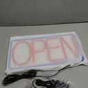 Led Neon Open Signs for Business,16.5"X 9" Ultra Bright Open Signs, Powered by 12V/2A AC Adapter, 6 Levels Adjustable Bright Led Neon Open Sign for Bar Salon Coffee Stores Club Hotel (Horizontal)