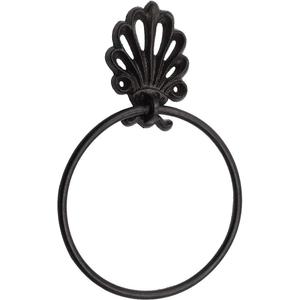 Antique Cast Iron Towel Ring Rustic Towel Holder for Bathroom Accessories Wall Mounted