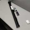 59 inch Retractable Baby Gates 34 inch Tall, Retractable Gate with Reinforced Strip Design to Prevent Crawling Through, 5 FT Retractable Dog Gate for Stairs, Doorways, Hallways, Indoor/Outdoor (Black)