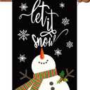 Christmas Flags,Christmas Garden Flags House Flags 28 x 40 Inch with Grommets Outdoor Winter Garden Flag for Winter Garden and Home Decoration