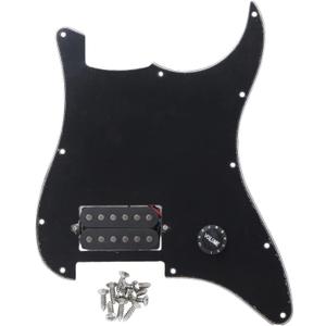 BQLZR 11.02 * 8.82 Inch petite guitar pickguard Prewired Pickguard Humbucker For Electric Guitar Electric Guitar Part