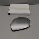 TOP-VIGOR 1-Pack Driver Side Heated Mirror Glass Compatible with 2014 2015 2016 2017 2018 2019 2020 Mitsubishi Outlander, Left Heated Mirror with Backing Plate, Replace 7632B609