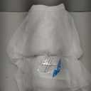 Suppromo 6ft White Tulle Table Skirt for Rectangle Tables or Round Tables Tutu Table Skirt White Ruffle Table Cloths for Wedding Bridal Shower Birthday Party Desk Skirt Decorations (72" x 30" (6FT))