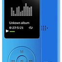 MP3 Player, Music Player with 16GB Micro SD Card, Buildin Speaker/Photo/Video Play/FM Radio/Voice Recorder/EBook Reader, Supports up to 128GB (Dark Blue)