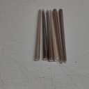 Viyffo Taper Candles 12 Inch 6 Pack Brown, 9 Hour Burn Unscented Dripless & Smokeless Long Candlesticks for Wedding, Dinner & Home Decor