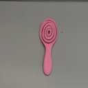 Detangle Hair Brush for Women & Men,Unique Spiral Detangling Hairbrush,Vented Detangling Brush for Straight/Dry/Wet(Dark-Pink)Color: Dark Pink