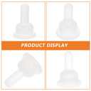 2 x 40pcs Pet Nurser Nipples Silicone Replacement Pacifiers - Soft Pet Food Feeding Bottle Nipple Pacifier for Kitten Puppy Rabbit Chinchillas Small Animals Nursing Suckling Tool Accessory Supplies