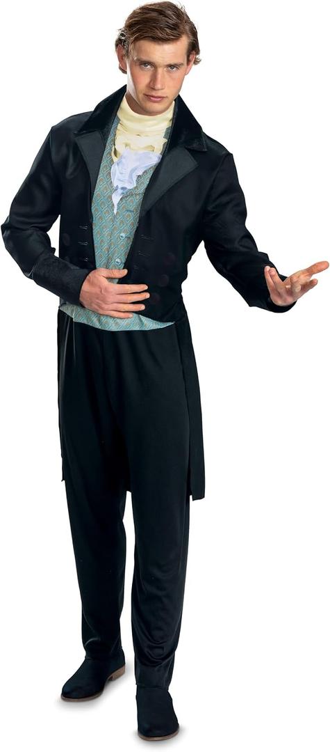 Disguise Bridgerton Brother Costume, Official Bridgerton Adult Halloween Costume with Top and Pants, Adult Size (42-46)