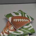 Creative Converting Football Field Disposable Party Paper Napkins, 16 Count, Brown