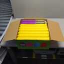 LEASEN [ 12 Surprise Golden Eggs ] 500 Pack Plastic Easter Eggs Bulks, 2.3 Inch Empty Easter Eggs, Bright Colors Plastic Eggs Fillable for Easter Hunt, Basket Stuffers Fillers, Easter Party Favor