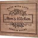 Mom Gifts for Christmas, Mom Birthday Gifts- Wood Walnut Cutting Board for Kitchen, Gift for Moms from Daughter Son, Moms Gift Ideas for Mother's Day, Mother's Kitchen Cutting Board