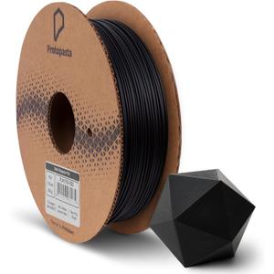 Protopasta Static Dissipative Black PLA 3D Printer Filament for ESD Safe Prints | Easy Printing with Low Warp and Wear | 1.75mm Filament | 500g with Recyclable Cardboard Spool