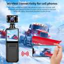 4K Body Camera with Audio and Video Recording Mini Wearable Body Worn Cam Sports & Action Video Cameras with 64G Card