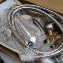 Moen Engage Multi-Function Handshower and Rainfall Shower Head Trim Combo with Handle, Tub Spout, Metal Hose and Valve, Brushed Nickel, 82304SRN