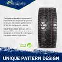 MaxAuto 15x6.00-6nhs Lawn Mower Tires 15x6x6 Lawn Tractor Tire 15x6-6 Turf Tires, 4 Ply Tubeless Tire, 565 lbs Capacity, Set of 2