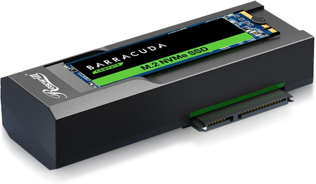 Rosewill NVME to 2.5'' 3.5'' Offline Clone Enclosure, M.2 to SATA SSD HDD Cloner, USB-C Type-C Max 10Gbps Standalone Clone Duplicator - RS-NS-CL