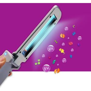 UV Light Sanitizer & Ultraviolet Disinfection Device (Portable UV-C Cleaner for Home, Car, Bathroom | Foldable UVC Disinfection Bulb | Kill 99% of Germs, Bacteria, Viruses | USA)