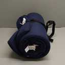 Cot Mattress Topper (Improved Thickness), Foam Quilted Pads for Camping, Soft Comfortable Sleeping Cot Mattress Pad Only, Camping Pad 75"x30" for Camp Cot/Rv Bunk/Narrow Twin Beds, Navy (30x75 Inch (Pack of 1))