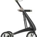 byACRE Carbon Ultralight Rollator Walker - 10.6 lbs Adult Walkers with 4 Wheels and Seat - Lightweight Seated Walkers with Wheels - Foldable Rolling Walker with Seat - Walker for Adults