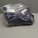 Harrison Howard Ergonomically Designed Correct Bareback Pad with Side Pockets Extra Thick Center for Maximum Support Anti-Slip Bareback Pad Comes with Matching Girth (Navy)